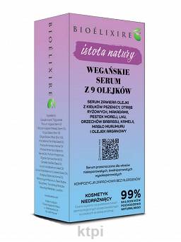 Bioelixire Wegańskie serum z 9 olejków 50 ml