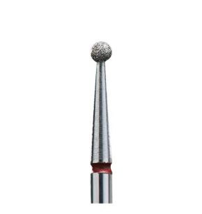 STALEKS PRO frez diamentowa kulka czerwona FA01R027 2,7 mm