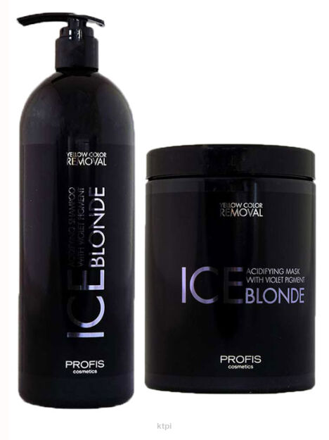 Profis Ice Blonde Szampon 1000 ml + Maska 1000 ml