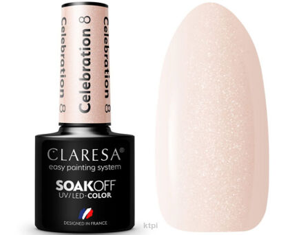Claresa Lakier Hybrydowy 8 Celebration 5 ml