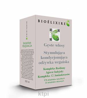 Bioelixire Odżywka wegańska Gęste włosy 300ml