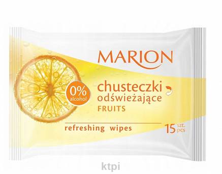Marion Chusteczki odświeżające fruits 15 sztuk