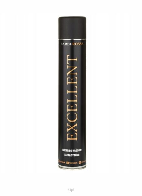 BARBEROSSA Lakier do włosów EXCELLENT Extra Strong bardzo mocny PREMIUM 750ml
