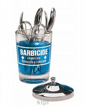 Barbicide szklany pojemnik do  dezynfekcji narzędzi 120 ml