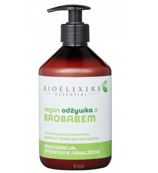 Bioelixire Vegan Odżywka Baobab Nawilżająca 500 ml