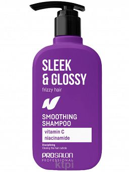 PROSALON SLEEK & GLOSSY szampon do włosów wygładzający 375 ml