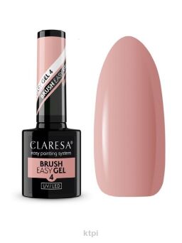 Claresa Brush Easy Gel żel do paznokci w butelce kolor 4 5 ml