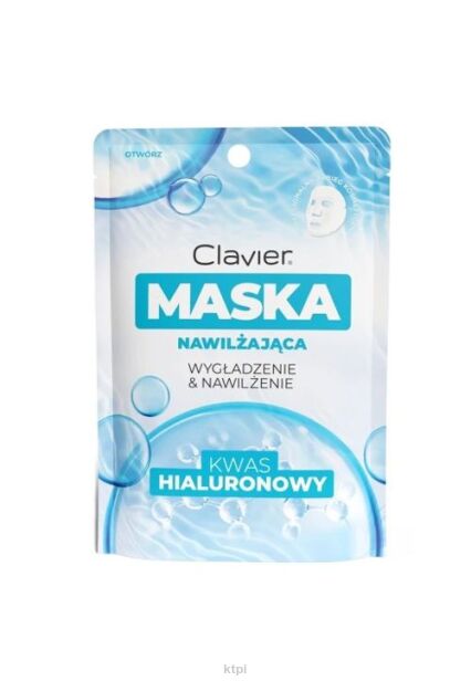 CLAVIER maska do twarzy w płachcie nawilżająca wygładzająca 25 ml