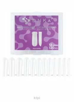 DNKA Professional Nail Forms Square 120 sztuk