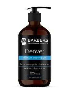 Barbers Denver Żel do Golenia Transparentny 500 ml