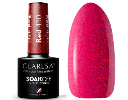 Claresa Lakier Hybrydowy 430 Red 5 ml