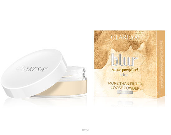 Claresa Blur Super pow(d)er! Puder sypki beige 12g