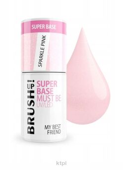 BRUSH UP! Baza hybrydowa Super Base Must Be Sparkle Pink 5g