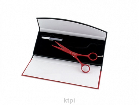 Fox Nożyczki Hair Scissors 5,5 Red + Futerał