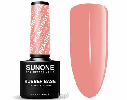 Sunone Baza kauczukowa Rubber Base Peach 01 5 g