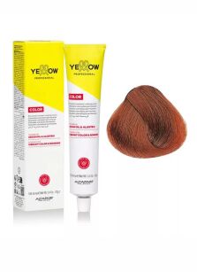 Yellow Professional Alfaparf  Color Permanent farba do włosów KOLOR 7.4 100 ml