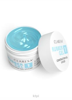 Żel budujący Claresa Rubber Gel 1 clear gęsty żel do budowania paznokci 45g