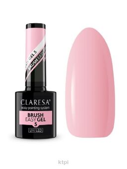 Claresa Brush Easy Gel żel do paznokci w butelce kolor 5 5 ml