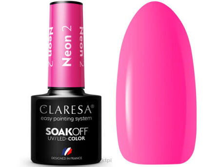 Claresa Lakier Hybrydowy 2 Neon 5 ml