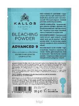 Kallos KJMN Advanced 9 proszek rozjaśniający 35 g
