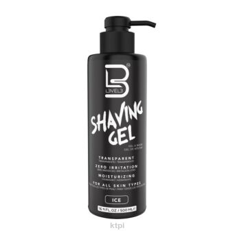 LEVEL3 L3VEL3 Shaving Gel Żel do golenia Ice 500 ml