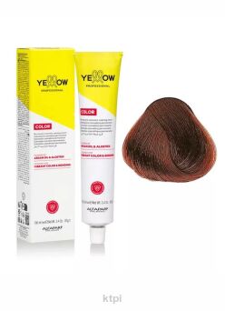 Yellow Professional Alfaparf  Color Permanent farba do włosów KOLOR 7.45 100 ml