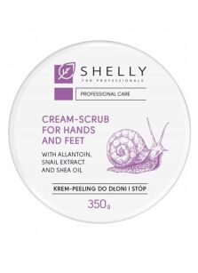 Shelly Krem-Peeling do Stóp Alantoina Ekstrakt ze Ślimaka Masło Shea 350 ml