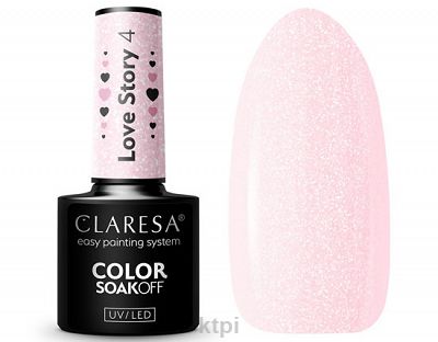 Claresa Lakier Hybrydowy 4 Love Story 5 ml