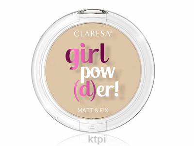 Claresa Girl Powder Puder 02 Natural Beige 12g