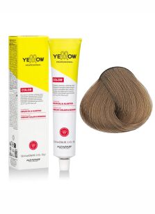 Yellow Professional Alfaparf Color Permanent farba do włosów KOLOR 8 COOL COVER 100 ml