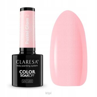 Claresa Lakier Hybrydowy UV/LED Pastel Glam 2 5 g