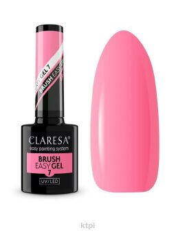 Claresa Brush Easy Gel żel do paznokci w butelce kolor 7 5 ml