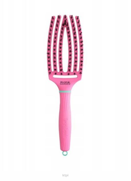 Olivia Garden Finger Brush Combo Szczotka Lollipop Pink Medium