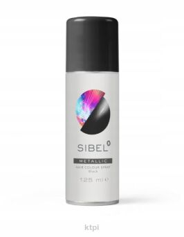 Sibel Fluo Spray koloryzujący do włosów czarny 125 ml