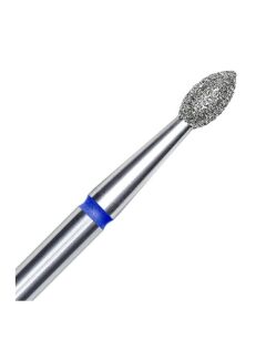 Staleks PRO Frez diamentowy oliwka łezka ostra niebieski FA60B025/4.5