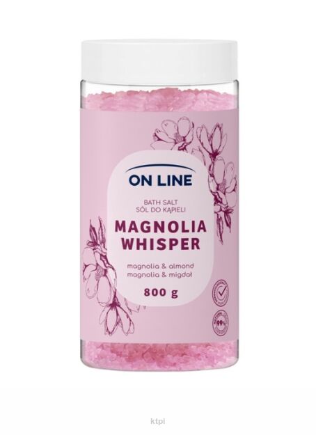 ON LINE Magnolia Whisper sól do kąpieli 800 g