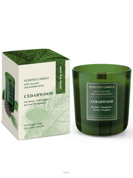 Bartek Candles Cedarwood Oriental Wood Świeca Sojowa 150 g