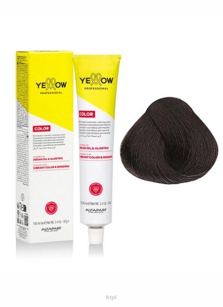 Yellow Professional Alfaparf  Color Permanent farba do włosów KOLOR 5.35 100 ml