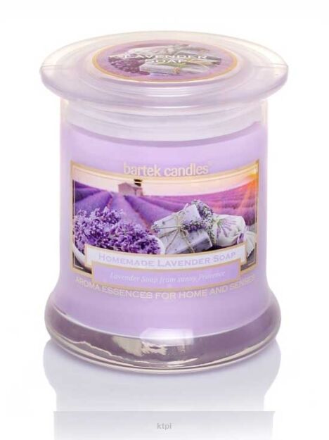 Bartek Candles Lavender Soap Świeca Zapachowa 260 g