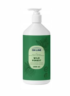 ON LINE  PŁYN DO KĄPIELI I ŻEL POD PRYSZNIC  2W1  WILD FOREST  1000 ML