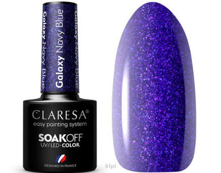 Claresa Lakier Hybrydowy Galaxy Navy Blue 5 ml