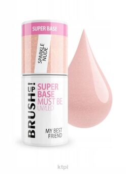BRUSH UP! Baza hybrydowa Super Base Must Be Sparkle Nude 5g