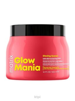 Matrix Glow Mania Maska wzmacniająca do włosów koloryzowanych 500 ml