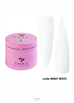 DNKA Jelly Gel Żel do paznokci kolor 0007 white 15g