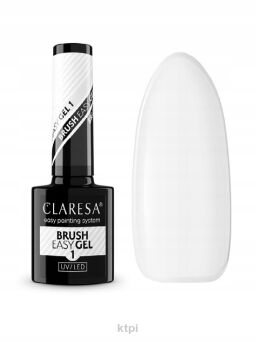 Claresa Brush Easy Gel żel do paznokci w butelce kolor 1 5 ml