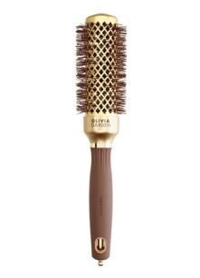 Olivia Garden Expert blowout shine szczotka do modelowania gold&brown 35 mm