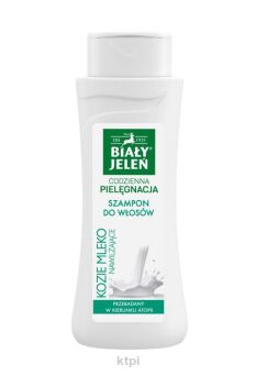 BIAŁY JELEŃ szampon do włosów kozie mleko nawilżający 300 ml