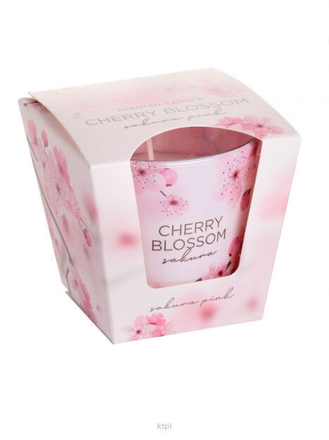 Bartek Candles Cherry Blossom Sakura Pink Świeca Zapachowa 115 g