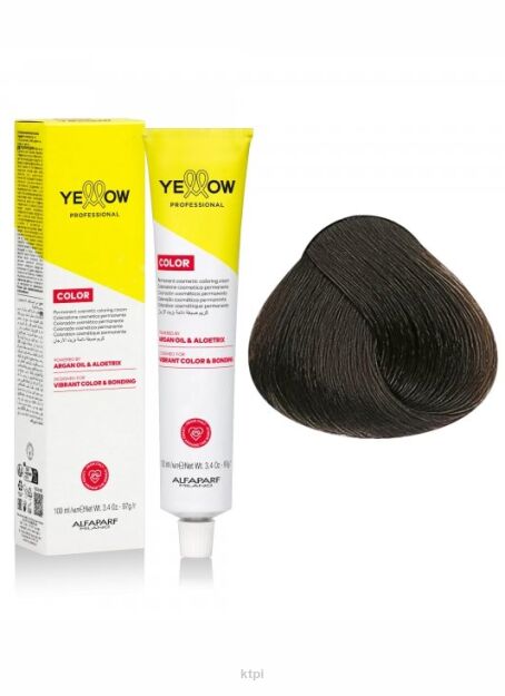 Yellow Professional Alfaparf Color Permanent farba do włosów KOLOR 5 COOL COVER 100 ml