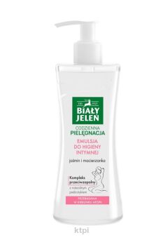 BIAŁY JELEŃ emulsja do higieny intymnej z jaśminem i macierzanką 265 ml